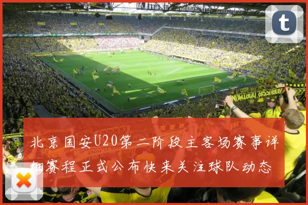 北京国安U20第二阶段主客场赛事详细赛程正式公布快来关注球队动态
